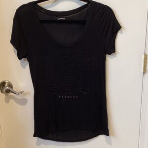 Express Black Short Sleeve NYC Tee